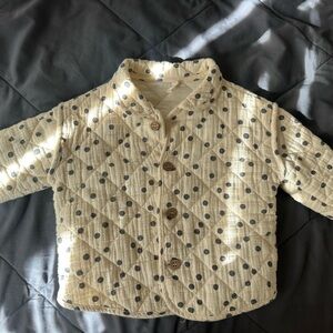 Polka Dot Quilted Kids jacket